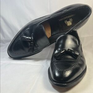 Johnston & Murphy Black Tassel Loafers